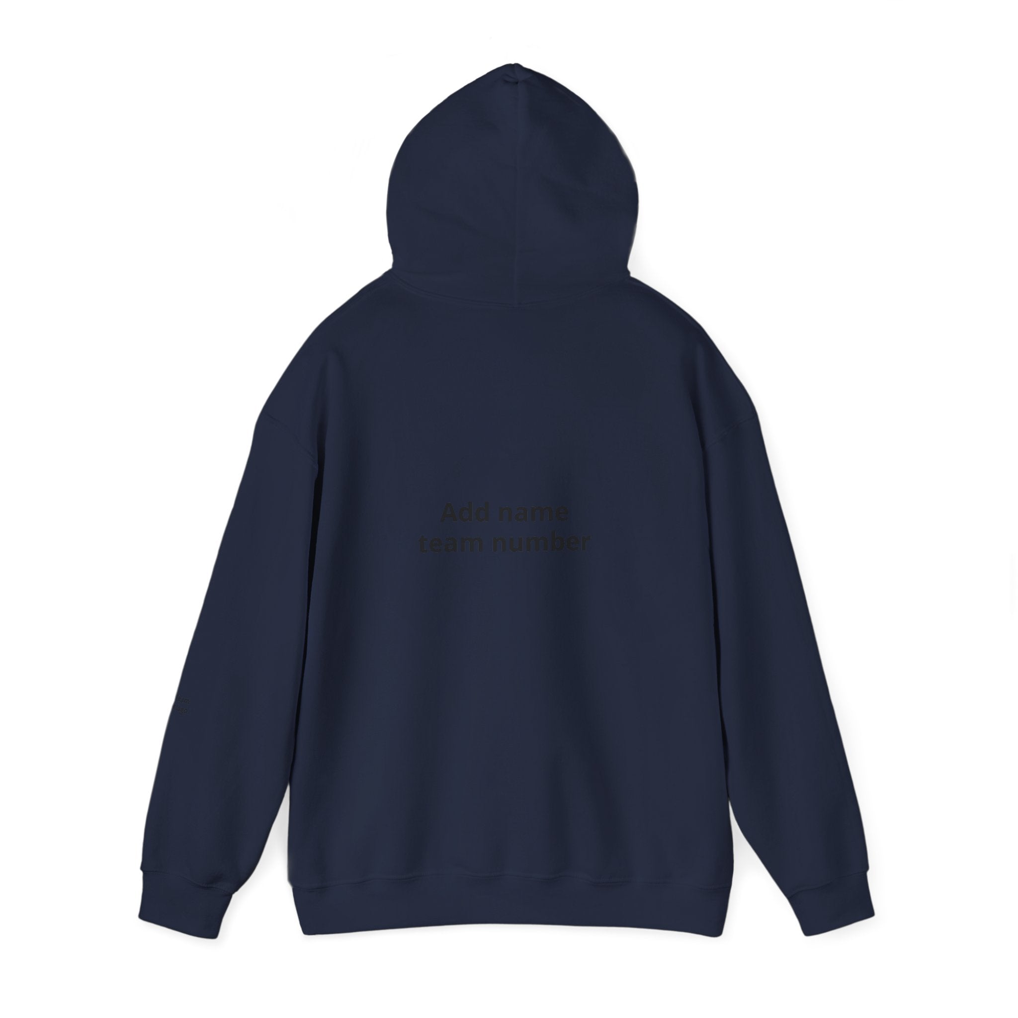 Custom Team Hoodie - Add Your Name & Number, Personalized Sports Sweatshirt