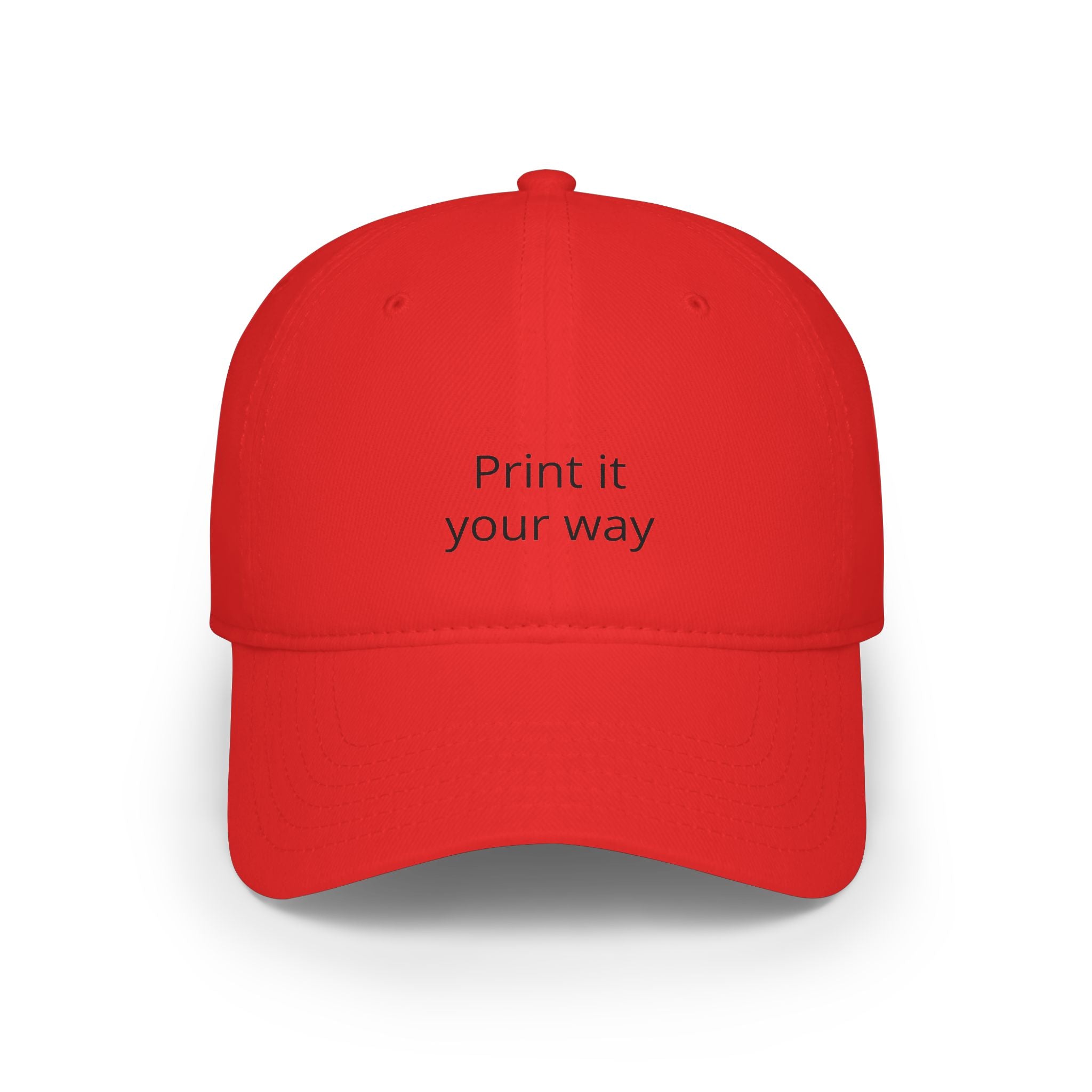 Play Hard Baseball Cap - Minimal Embroidered Motivational Dad Hat