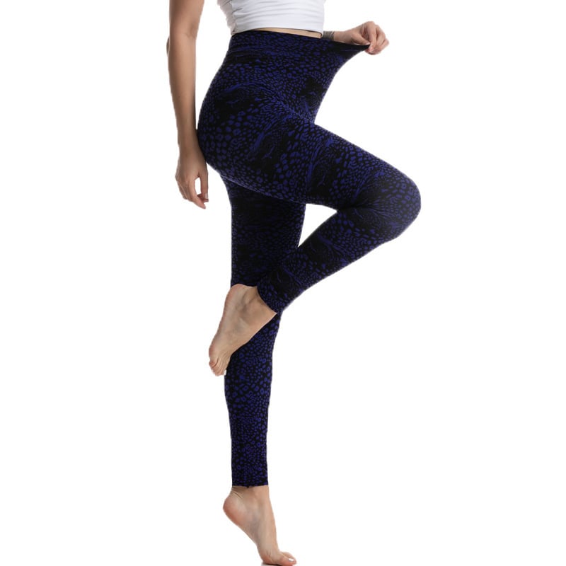 Leopard Print High Waist Gym Leggings