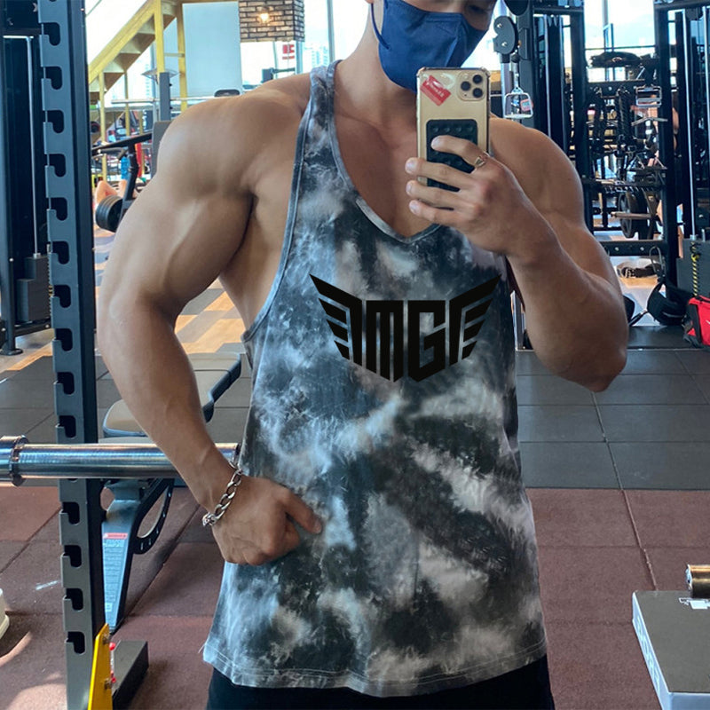Men's Camouflage Quick Dry Fitness Tank Top Vest