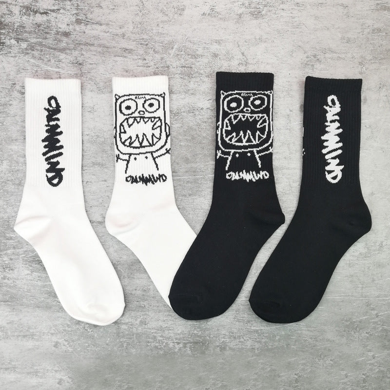 Fashion Sports Socks for Skateboarding and Basketball