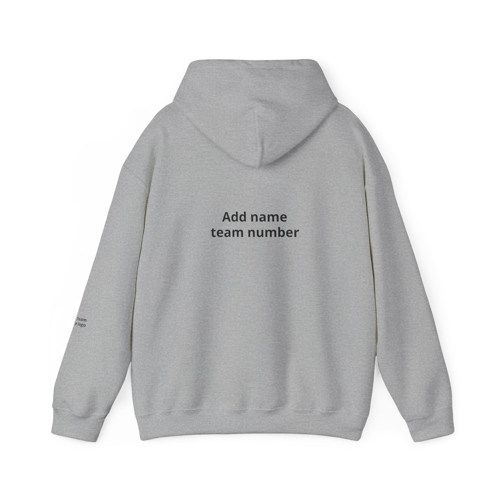 Custom Team Hoodie - Add Your Name & Number, Personalized Sports Sweatshirt