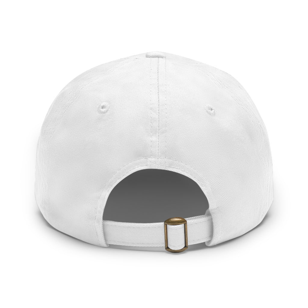 Leather Patch Dad Hat — Tennie Tees Logo Baseball Cap