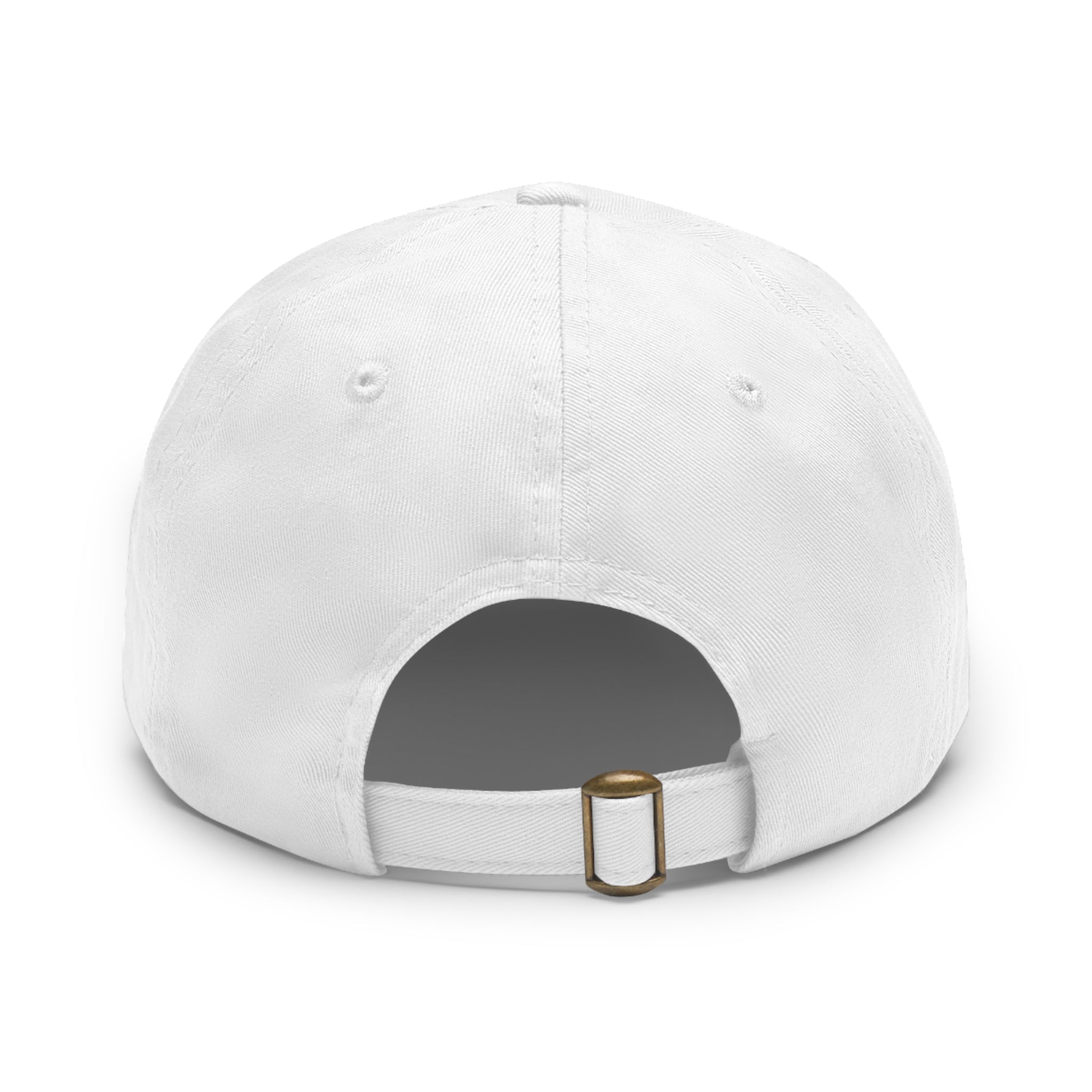 Leather Patch Dad Hat — Tennie Tees Logo Baseball Cap