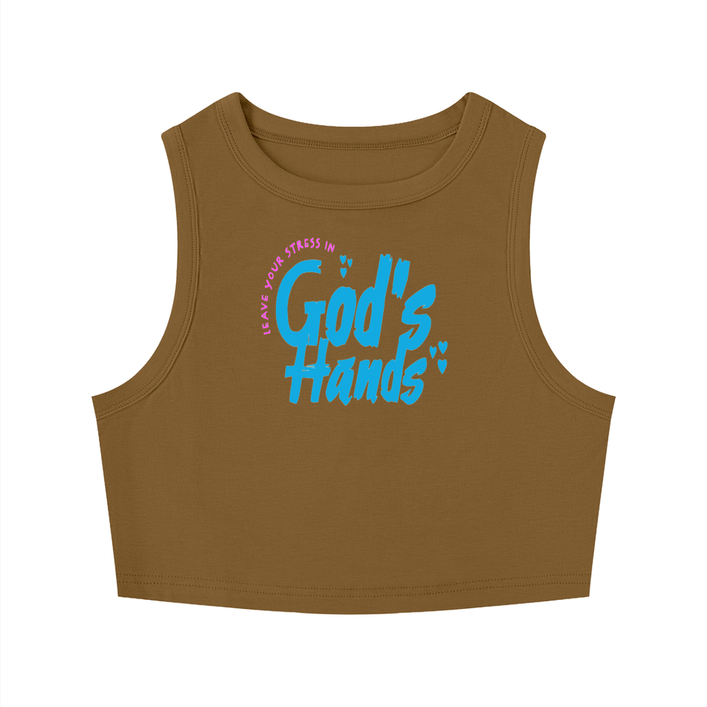 Women's Tight Crewneck Crop Tank Top