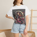 Girl Power Guitar T‑Shirt — "Shred the Universe" Rock Music Tee