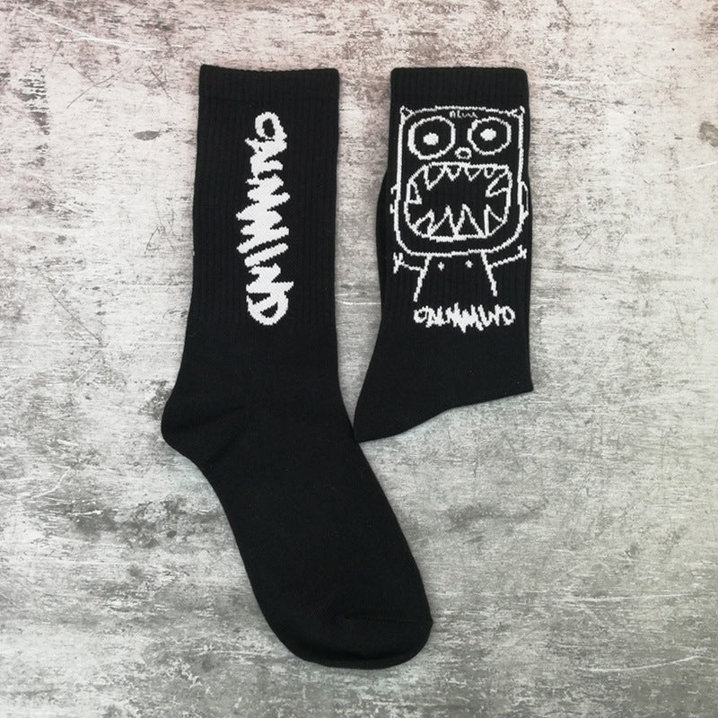 Fashion Sports Socks for Skateboarding and Basketball