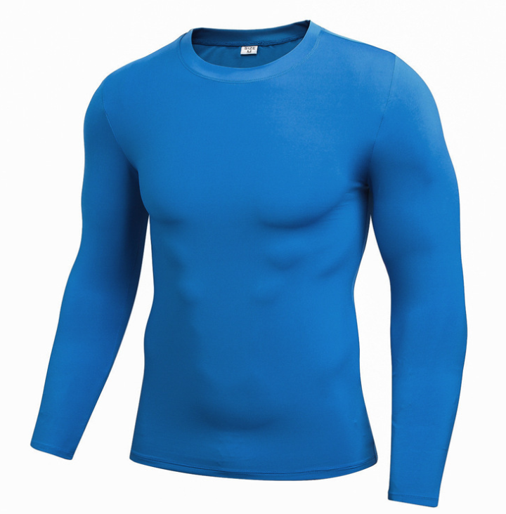 Men's Moisture-Wicking Long Sleeve Workout Shirt